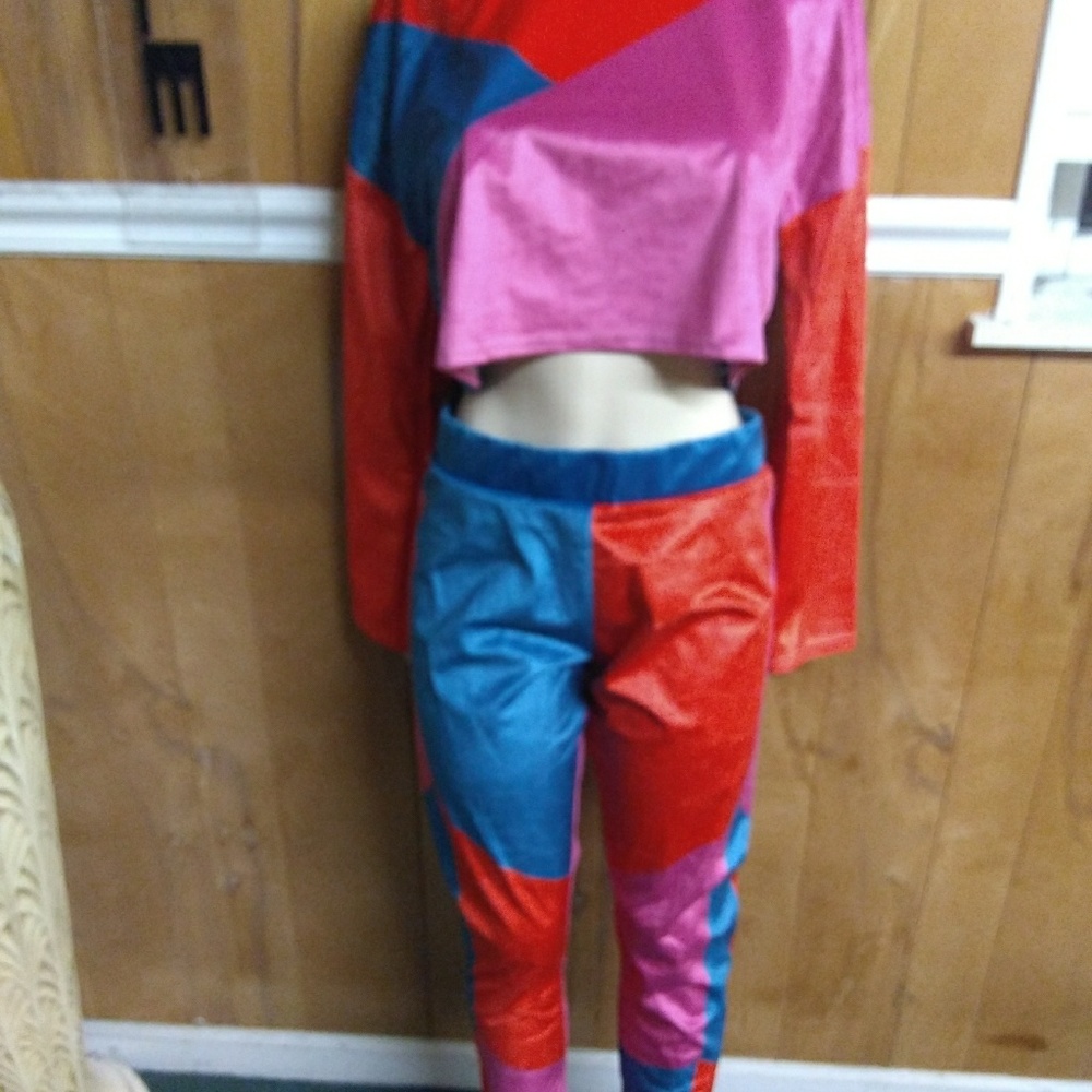 2 piece color block sets
